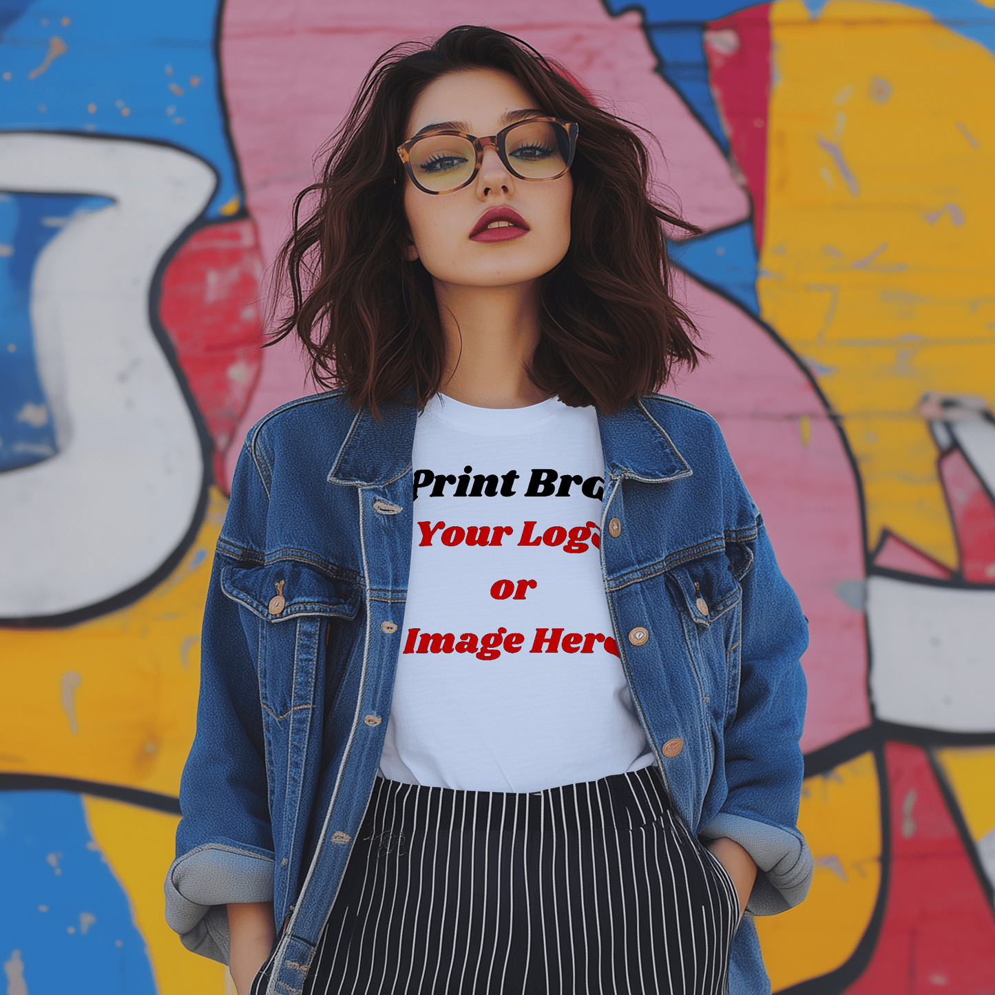 Custom Heavy Cotton T-Shirt (Front & Back)