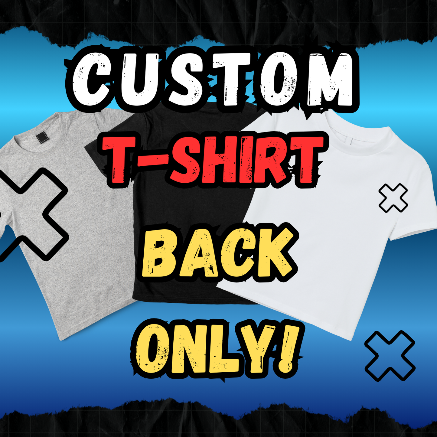 Heavy Cotton T-Shirt (Back Only)